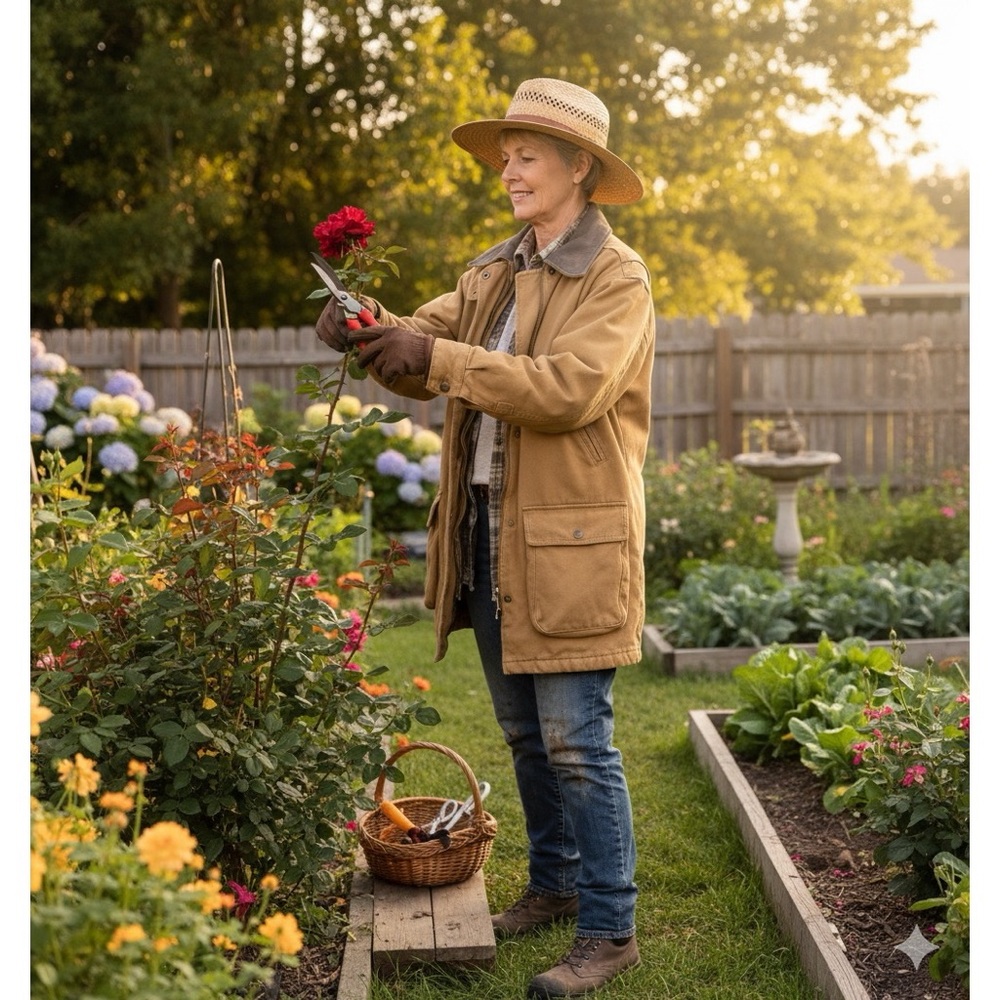 CABELA'S Brown Lined‎ Chore Jacket
